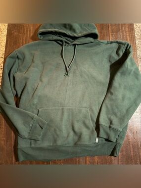 Hollister Dark Hunter Green Pullover Cooling Hoodie - XL